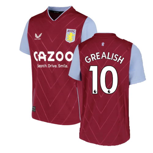 2022-2023 Aston Villa Home Shirt (Kids) (GREALISH 10) 2022-2023 Aston Villa Home Shirt (Kids) (GREALISH 10)
