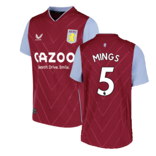 2022-2023 Aston Villa Home Shirt (Kids) (MINGS 5)