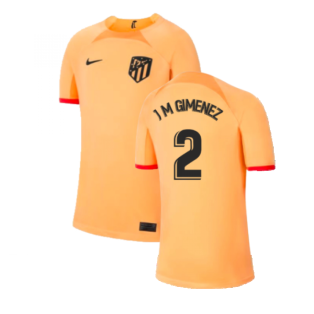 2022-2023 Atletico Madrid Third Shirt (Kids) (J M GIMENEZ 2)
