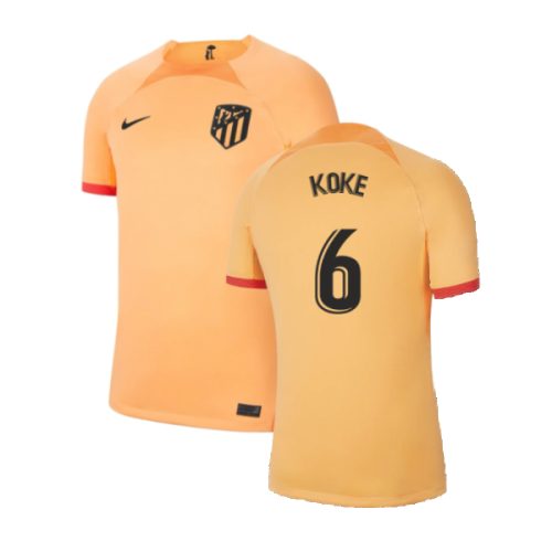 2022-2023 Atletico Madrid Third Shirt (KOKE 6)  2022-2023 Atletico Madrid Third Shirt (KOKE 6)