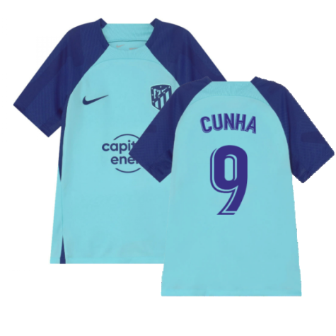2022-2023 Atletico Madrid Training Shirt (Copa) - Kids (CUNHA 9)