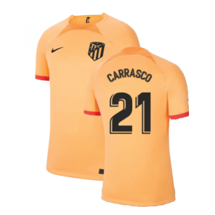 2022-2023 Atletico Madrid Vapor 3rd Shirt (CARRASCO 21)