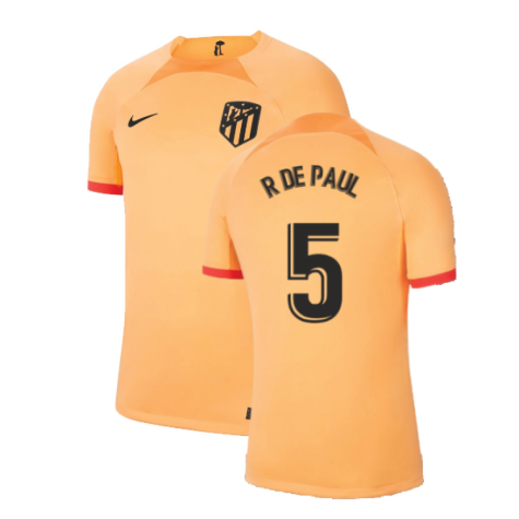 2022-2023 Atletico Madrid Vapor 3rd Shirt (R DE PAUL 5)