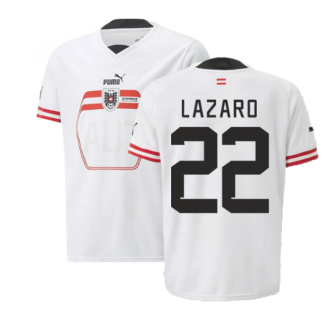 2022-2023 Austria Away Shirt (Kids) (LAZARO 22)