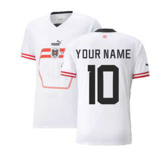 2022-2023 Austria Away Shirt (Your Name)