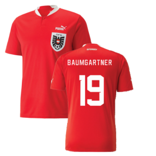 2022-2023 Austria Home Shirt (BAUMGARTNER 19)