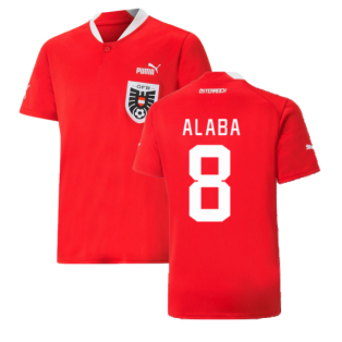 2022-2023 Austria Home Shirt (Kids) (ALABA 8)