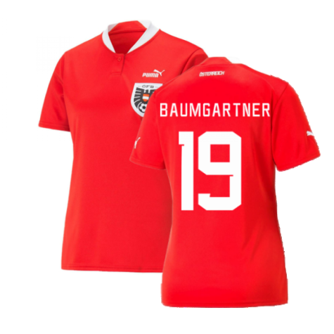2022-2023 Austria Home Shirt (Ladies) (BAUMGARTNER 19)