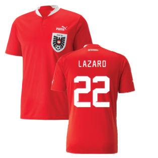 2022-2023 Austria Home Shirt (LAZARO 22)