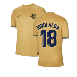 2022-2023 Barcelona Away Shirt (JORDI ALBA 18)