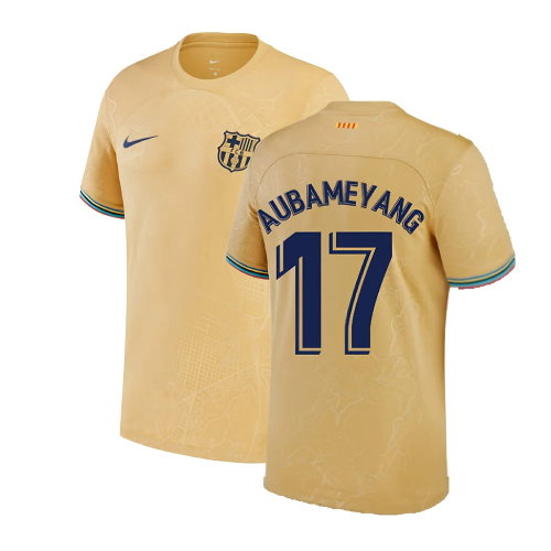 2022-2023 Barcelona Away Shirt (Kids) (AUBAMEYANG 17) 2022-2023 Barcelona Away Shirt (Kids) (AUBAMEYANG 17)