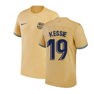 2022-2023 Barcelona Away Shirt (Kids) (KESSIE 19)