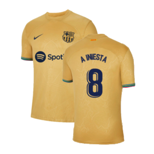 2022-2023 Barcelona Away Shirt (Sponsored) (A INIESTA 8)