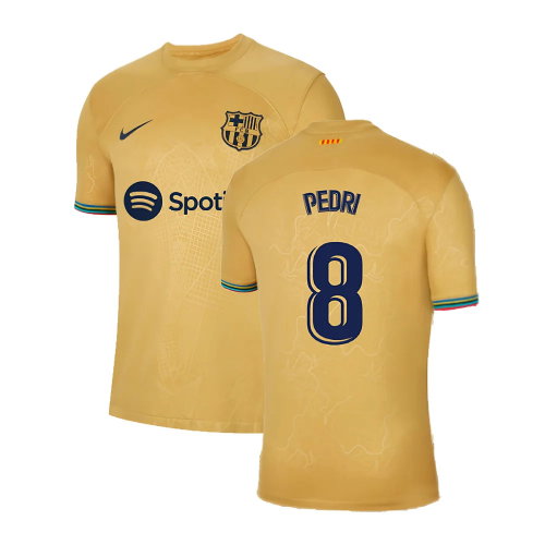 2022-2023 Barcelona Away Shirt (Sponsored) (PEDRI 8) 2022-2023 Barcelona Away Shirt (Sponsored) (PEDRI 8)