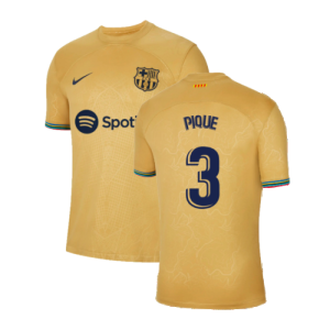 2022-2023 Barcelona Away Shirt (Sponsored) (PIQUE 3)