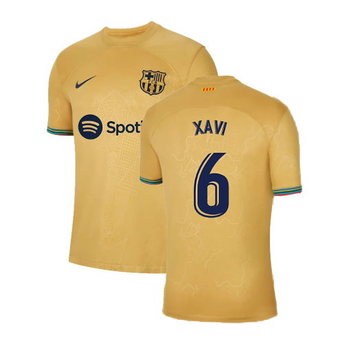 2022-2023 Barcelona Away Shirt (Sponsored) (XAVI 6) 2022-2023 Barcelona Away Shirt (Sponsored) (XAVI 6)