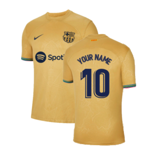 2022-2023 Barcelona Away Shirt (Sponsored) (Your Name)