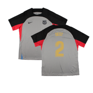 2022-2023 Barcelona CL Training Shirt (Grey) (DEST 2)