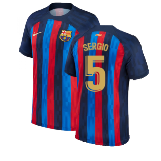 Sergio #5 *BNWT* Barcelona T-Shirt 
