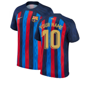 2022-2023 Barcelona Home Shirt (Ladies) (Your Name)