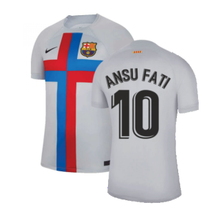 2022-2023 Barcelona Third Shirt (ANSU FATI 10)