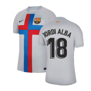 2022-2023 Barcelona Third Shirt (JORDI ALBA 18)
