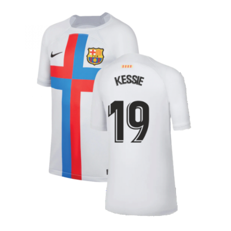 2022-2023 Barcelona Third Shirt (Kids) (KESSIE 19)
