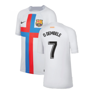 2022-2023 Barcelona Third Shirt (Kids) (O DEMBELE 7)