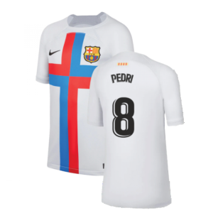 2022-2023 Barcelona Third Shirt (Kids) (PEDRI 8)