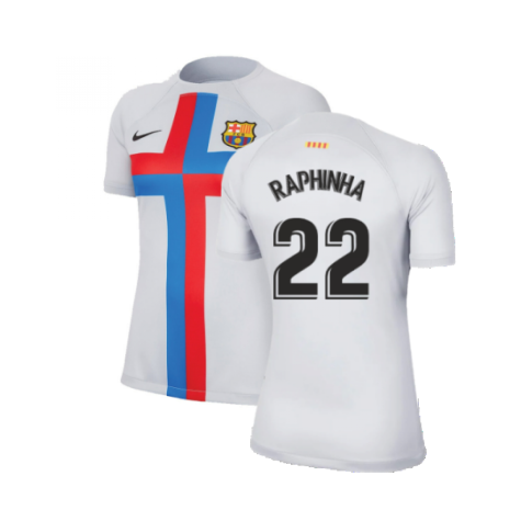 2022-2023 Barcelona Third Shirt (Ladies) (RAPHINHA 22)