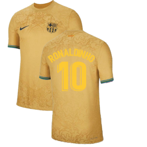 2022-2023 Barcelona Vapor Away Shirt (RONALDINHO 10)