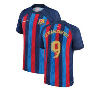 2022-2023 Barcelona Vapor Match Home Shirt (No Sponsor) (LEWANDOWSKI 9)