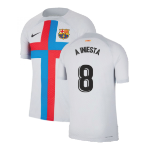2022-2023 Barcelona Vapor Match Third Shirt (A INIESTA 8)