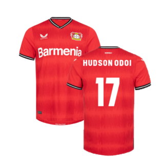 2022-2023 Bayer Leverkusen Home Jersey (HUDSON ODOI 17)
