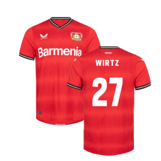 2022-2023 Bayer Leverkusen Home Jersey (WIRTZ 27)