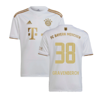 2022-2023 Bayern Munich Away Shirt (GRAVENBERCH 38)