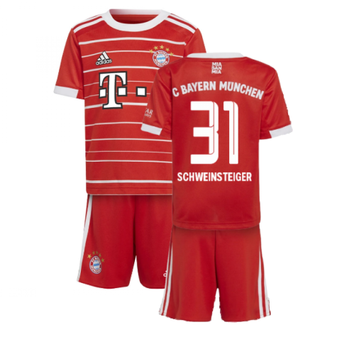 2022-2023 Bayern Munich Home Mini Kit (SCHWEINSTEIGER 31)