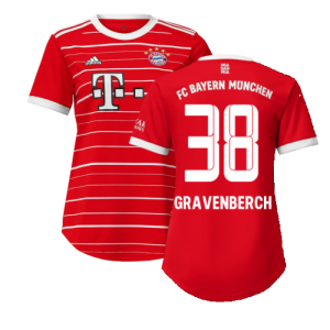 2022-2023 Bayern Munich Home Shirt (Ladies) (GRAVENBERCH 38)