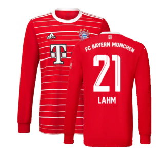 2022-2023 Bayern Munich Long Sleeve Home Shirt (Kids) (LAHM 21)