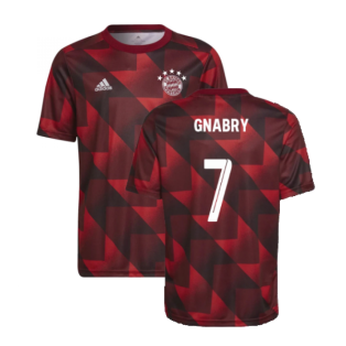 2022-2023 Bayern Munich Pre-Match Shirt (Red) - Kids (GNABRY 7)