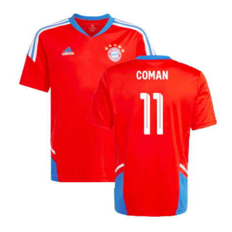 2022-2023 Bayern Munich Training Jersey (Red) - Kids (COMAN 11)