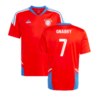 2022-2023 Bayern Munich Training Jersey (Red) - Kids (GNABRY 7)