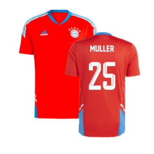 2022-2023 Bayern Munich Training Jersey (Red) (MULLER 25)