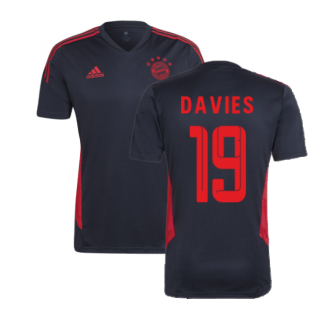 2022-2023 Bayern Munich Training Shirt (Black) (DAVIES 19)
