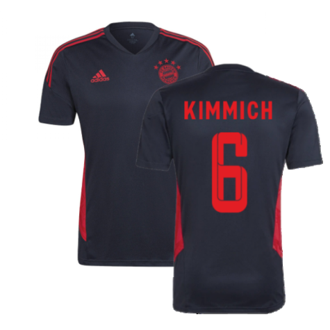 2022-2023 Bayern Munich Training Shirt (Black) (KIMMICH 6)