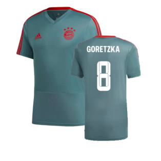 2022-2023 Bayern Munich Training Shirt (Raw Green) (GORETZKA 8)