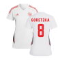 2022-2023 Bayern Munich Training Shirt (White) - Ladies (GORETZKA 8)