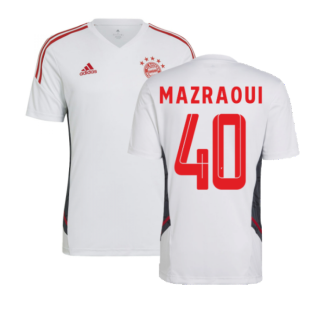 2022-2023 Bayern Munich Training Shirt (White) (MAZRAOUI 40)