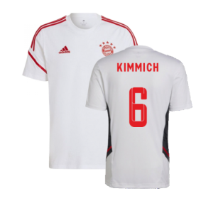 2022-2023 Bayern Munich Training Tee (White) (KIMMICH 6)