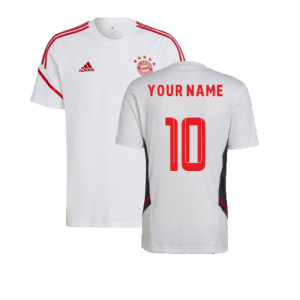 2022-2023 Bayern Munich Training Tee (White) (Your Name)